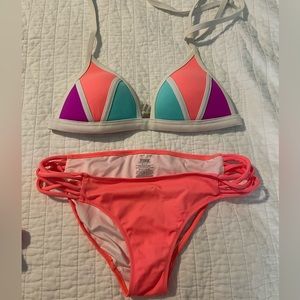 Pink bikini set